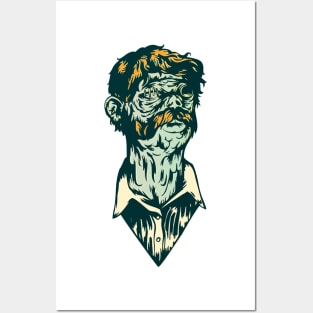 Captain Zombie Posters and Art